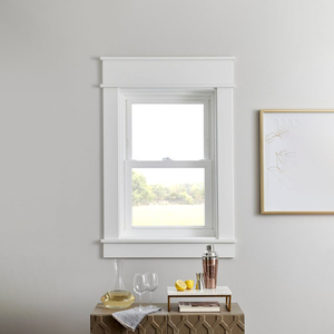 Ventana de elevación vertical para exteriores de aluminio de un solo colgado personalizable DEEZON estilo americano con pantallas de estilos inteligentes abiertas deslizantes - Product Image 1