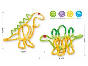 ของเล่นเพื่อการศึกษาสำหรับเด็กของเล่นเกี่ยวกับความรู้สึกแบบทำมือของเล่น3D จินตนาการชุดสร้างสติกส์แบบบิดงอได้ - Product Image 6