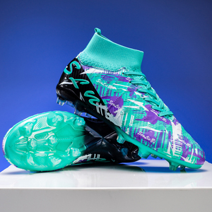 <span class=keywords><strong>Scarpe</strong></span> <span class=keywords><strong>da</strong></span> <span class=keywords><strong>Calcio</strong></span> Leggere <span class=keywords><strong>con</strong></span> Tomaia Sintetica, Colletto alla Caviglia in Maglia e Tacchetti in TPU per Terreni Duri, Velocità e Controllo della Palla - Product Image 6