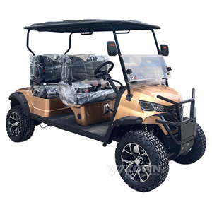 Voiturette de golf électrique 4 roues améliorée 2026, 2/4/6 places, avec batterie au lithium personnalisable - Product Image 4