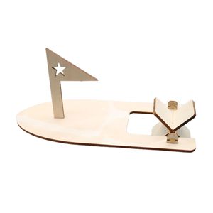 Kit de modèle de voilier en bois à faire soi-même OKYN-G5502 avec élastiques – Jouet éducatif scientifique créatif pour commande en gros - Product Image 4