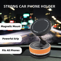 Support magnétique en alliage à forte adsorption flexible, hauteur réglable, compatible avec les supports de téléphone de voiture de 4,7 à 7 pouces