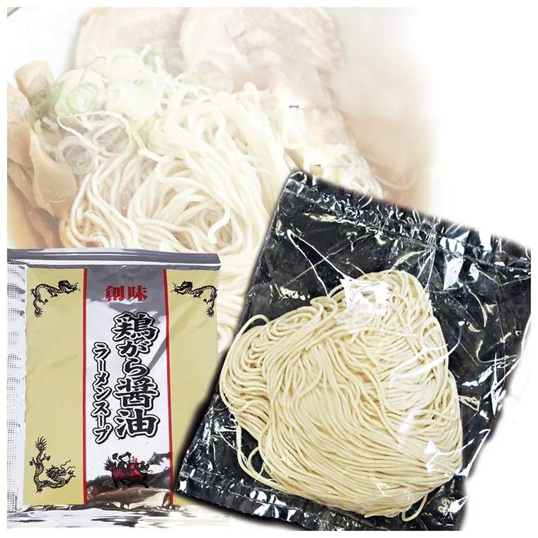 Japanese hot sale shoyu ramen instant food frozen low carb noodles
