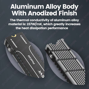 JEYIFactory غرفة تبريد على الوجهين ل <span class=keywords><strong>M</strong></span>.2 SSD NVMe/NGFF محلول حراري لألواح سيليكون PS5/PC-متوفر بالمخزون - Product Image 6