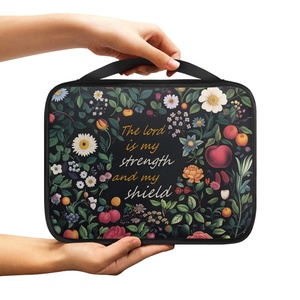 Dio ti ha dato il miglior <span class=keywords><strong>tempo</strong></span> di stampa bibbia per proteggere la <span class=keywords><strong>borsa</strong></span> del libro <span class=keywords><strong>in</strong></span> tessuto di poliestere unica nel Design dei fiori - Product Image 4