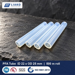 ท่อ PFA ขนาด 22x25 มม. แบบโปร่งแสง ความบริสุทธิ์สูง ความยาว 500 ม. แบบม้วน สำหรับระบบระบายความร้อนด้วยของเหลวในเซิร์ฟเวอร์และสายส่งสารเคมี - Product Image 1