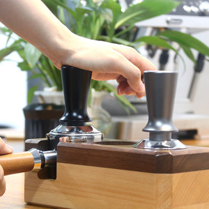 Logo gratuito 49.5/51/53/55/57/58/58.5mm Push tipo Europe US stile Tamper <span class=keywords><strong>caffè</strong></span> - Product Image 5