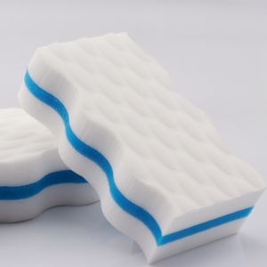 Utensilien Reinigungs produkt Composite heiß gepressten Melamin Schwamm mit <span class=keywords><strong>Pu</strong></span> Schwamm See schwamm großes Küchen zubehör - Product Image 4