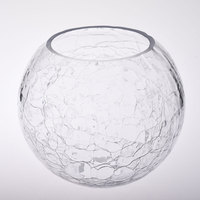 Globe en verre de sphère ronde pour luminaire remplacement clair effet craquelé abat-jour couverture pendentif lumière lustre applique murale