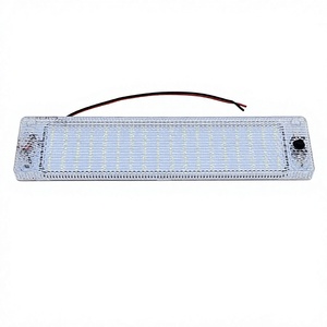 Lumière intérieure 12W 108 LED 9-85V, lampe de plafond pour véhicule, camion, fourgonnette, camping-car, caravane - Product Image 1