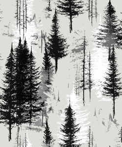 Exquisito chino estilo de tinta patrón Cedar estudio restaurante de lujo papel pintado casa Decoración - Product Image 3