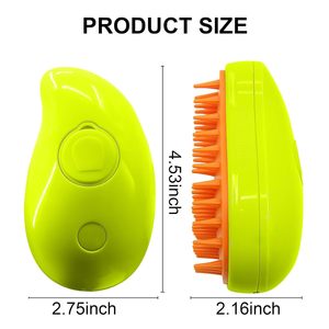 Brosse à vapeur pour chat multifonctionnelle 3 en 1, écologique, avec peigne de massage autonettoyant et vaporisateur - Product Image 2