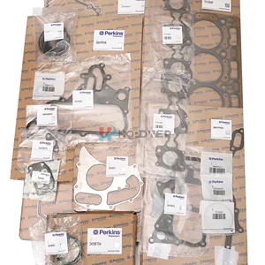 Kit Gasket pemeriksaan mesin dengan Gasket kepala logam untuk suku cadang mesin Perkins C7.1 323D suku cadang Diesel