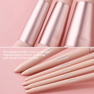 Juego de <span class=keywords><strong>brochas</strong></span> de maquillaje BEILI, licuadora grande rosa, belleza, multifunción, bolsa de <span class=keywords><strong>brochas</strong></span> de maquillaje rosa, <span class=keywords><strong>brochas</strong></span> de maquillaje de etiqueta privada - Product Image 4