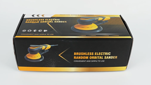 Sander électrique professionnel fabriqué en Chine pour le ponçage de carrosserie automobile avec régulation à 7 vitesses et tube d'aspiration de poussière - Product Image 2