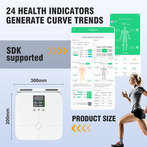Balance de composition corporelle à huit électrodes FRK Export, écran couleur intelligent VA, balance intelligente pour la mesure du poids, manipulation en usine - Product Image 6