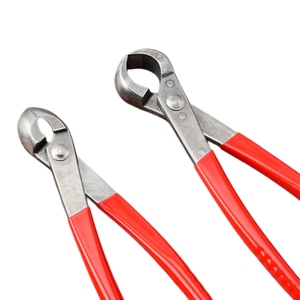 Set di Attrezzi per Bonsai da Giardinaggio con Lame in Acciaio Inox, Forbici con Impugnatura in Plastica Rossa/Argento, Forbici per Foglie e Germogli - Product Image 3