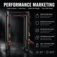 REYK Sistema de Poleas Fijas Ajustable para Entrenamiento Funcional en Casa - Construcción Metálica Resistente para Ejercicios de Tríceps y Bíceps 75+