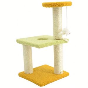 Eco-Friendly Cat Climbing Tree Integrated Wood <b>Scratching</b> and Jumping <b>Post</b> - Product Image 1