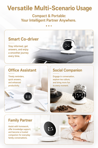 Giocattolo Interattivo per Animali Domestici DIMI AI Smart, <span class=keywords><strong>Robot</strong></span> Elettronico Multifunzione da Scrivania con Controllo Vocale per Assistenza alla Guida - Product Image 2