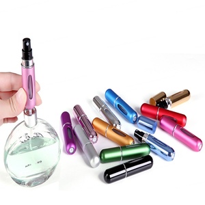 5ml Bottom Flush Mini <b>Perfume</b> Spray Bottle Aluminum Multicolor Refillable Travel Portable Empty <b>Atomizer</b> <b>Perfume</b> Bottle - Product Image 1