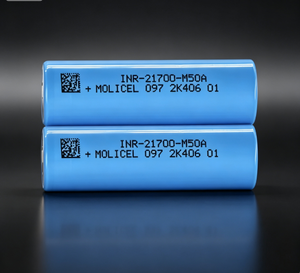 Baterai Silinder Lithium Ion Molicel M50A 21700 5000mAh 3.7V Suhu Rendah Asli untuk Perakitan Paket Baterai Skuter - Product Image 1