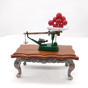 1/12 Miniature Mini plate-forme mécanique modèle Vintage échelle de disque de Style ancien pour la décoration de maison de poupée - Product Image 5