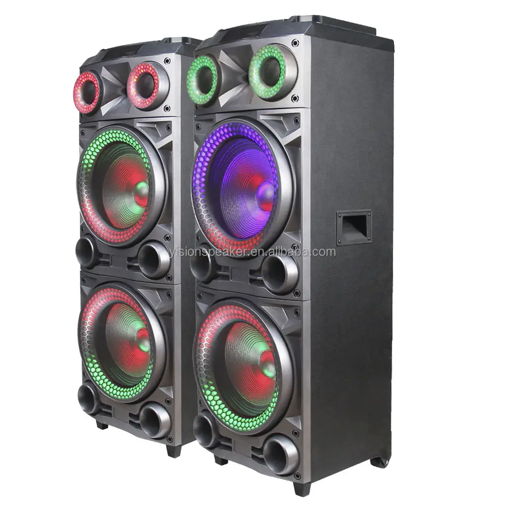 Big Power DJ Bass Lautsprecher aktive profession elle Outdoor-Bühnen paar Lautsprecher Mit USB/SD/FM/Bluetooth/Mikrofon