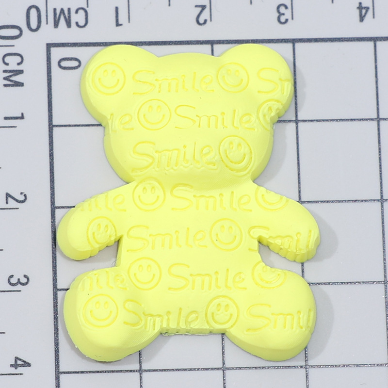 Orsetto giallo chiaro 31*39mm