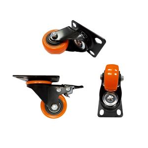 OEM ODM <span class=keywords><strong>40mm</strong></span> 2,5 Zoll Diamant Gummi Rollen Räder Möbel Industrielle Hoch leistungs rollen - Product Image 2