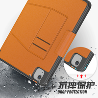 Coque de protection complète robuste, en plastique et Pu, hybride, étui à dents bleues, pour iPad Pro 11 2018 2020 2021