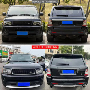 Nuevo kit de carrocería de parachoques delantero y trasero actualizado con recortes de luz antiniebla Modificación de coche para Range <span class=keywords><strong>Rover</strong></span> Sport 2010-2013 kit de carrocería de coche - Product Image 2