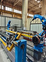 Solutions de robots de soudage à double poste personnalisées, entraînement servo-électrique, protection IP67 - Conception complète tout-en-un