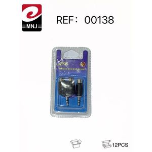 Convertitore Audio a Doppio Canale con Connettore da 3,5mm, Confezione da 12 Pezzi, Accessorio per Strumenti Musicali - Product Image 3