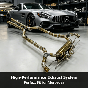 Système d'échappement Catback en alliage de titane Valvetronic pour Mercedes Benz AMG M178 <span class=keywords><strong>GTR</strong></span> 4.0 <span class=keywords><strong>T</strong></span>, tuyaux d'échappement et silencieux avec commande - Product Image 1