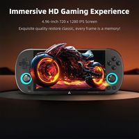 Console de jeu Trimui Smart Pro 4,96 pouces 720x1280 IPS, consoles de jeu vidéo 5000 mAh, prend en charge plusieurs simulateurs, jeux décontractés