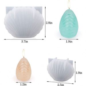 3D Candle Mold Silicone for Scented Candles Soaps Making Soap Cake Dessert Mousse Mold - Product Image 1