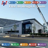 Bâtiment d'entrepôt préfabriqué en acier, extension d'entrepôt, installation de stockage industrielle, construction métallique à grande portée
