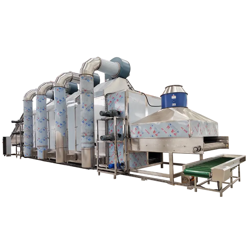 Fabrieksprijs Meerlaagse Riemdroger Ui Dehydrator Gaasband Droogmachine Met Ce Iso