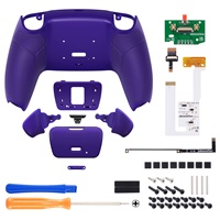 Violet caoutchouté poignée manette étui Remapper conseil Remap Kit PS5 contrôleur boutons dos palette pour PS5 BDM030/040/050