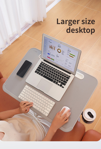 Table ergonomique réglable pour ordinateur portable avec pieds pliables et lumière LED pour <span class=keywords><strong>lit</strong></span>, canapé et bureau - Product Image 6