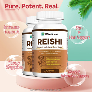 Extracto de hongo reishi de Winstown, suplemento 100% vegetal, cápsulas de extracto de hongo reishi, hongo reishi ganoderma - Product Image 4