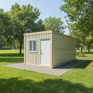 <span class=keywords><strong>Casa</strong></span> Contenedor Plegable, Modular, Prefabricada, de Fácil Instalación, Moderna, Temporal, para Exteriores, Compacta - Product Image 1