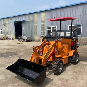 Precio barato 800kg Peso Popular Eléctrico Agrícola Mini Cargador de rueda frontal Mini Cargador eléctrico - Product Image 1