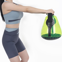 Kettlebell en PVC rempli d'eau pour femmes et hommes, entraînement sportif, poids, antidérapant, durable