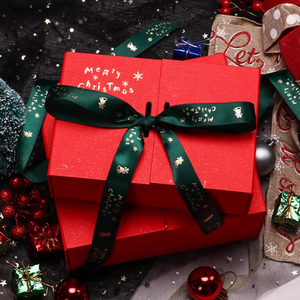 Рождественские праздничные подарочные коробки для детских безделушек и сюрпризов с тиснением и матовой ламинированной печатью для детских подарков - Product Image 6