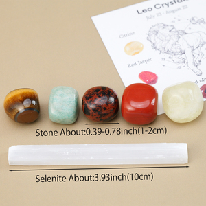 Gran oferta, artesanías curativas de <span class=keywords><strong>piedra</strong></span> de cristal Natural, vaso de cristal DIY con selenita, doce constelaciones, caja de decoración, regalos - Product Image 6