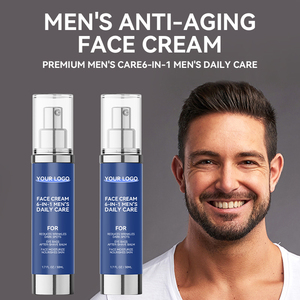 Crème pour le <span class=keywords><strong>visage</strong></span> pour hommes en marque privée, pour tous types de peaux, à base d'herbes biologiques, de rétinol, de glycérine, sans sulfate, hydratante, raffermissante, anti-âge - Product Image 2