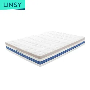 Linsy 25 Cm Mềm Firmaness 10Cm Visco 38 Mật Độ Cao Trà Xanh Topper Cuộn Lên Gấp Memory Foam Nệm Trong Một Hộp F2331