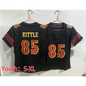 Американская футбольная майка 97 Bosa 85 George Kittle 13 Brock Purdy 23 Christian McCaffrey San Francisco revalries молодежная майка - Product Image 3